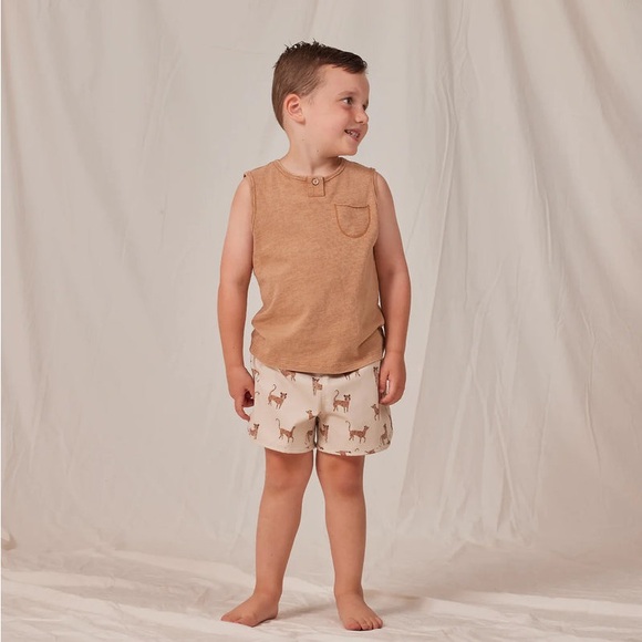 Rylee + Cru Swim Trunk Leopard - Picture 3 of 3